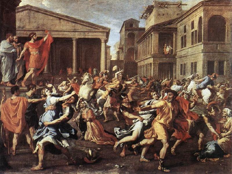 Nicolas Poussin The Rape of the Sabine Women